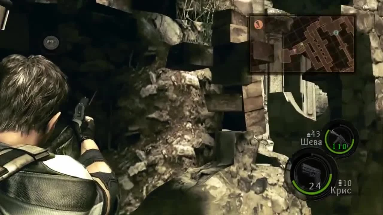 Прохождение Resident Evil 5 CO-OP Дмитрий Бэйл и TheEasyNick - Часть 10: Лучи Смерти