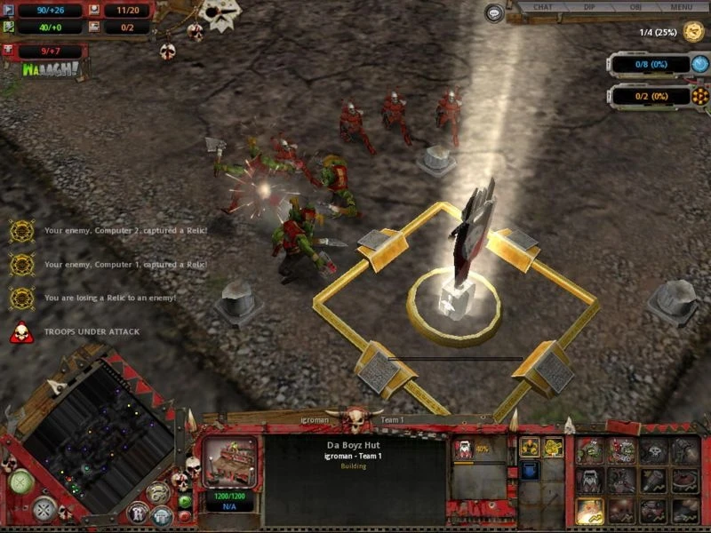 Warhammer 40,000: Dawn Of War - Dark Crusade "Карта - Trench Warfare"