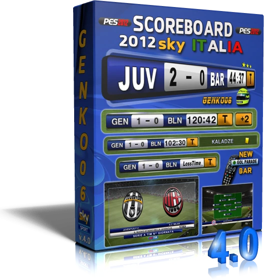 PES 2012 "Попапс канала "SKY SPORT & CALCIO" от GENKO06 V.4.0"