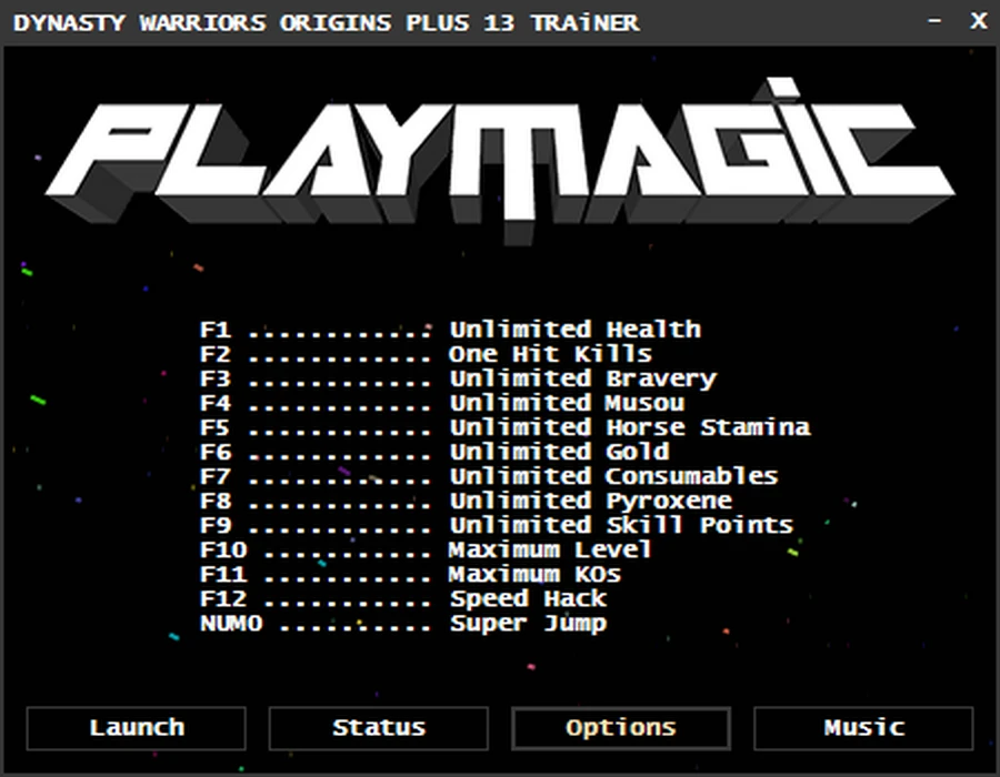 DYNASTY WARRIORS ORIGINS "Трейнер +13" [TENOKE] {PLAYMAGiC}