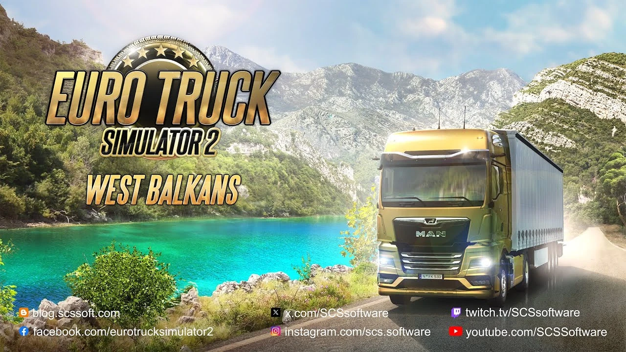 Объявлена дата выхода DLC Западные Балканы для Euro Truck Simulator 2