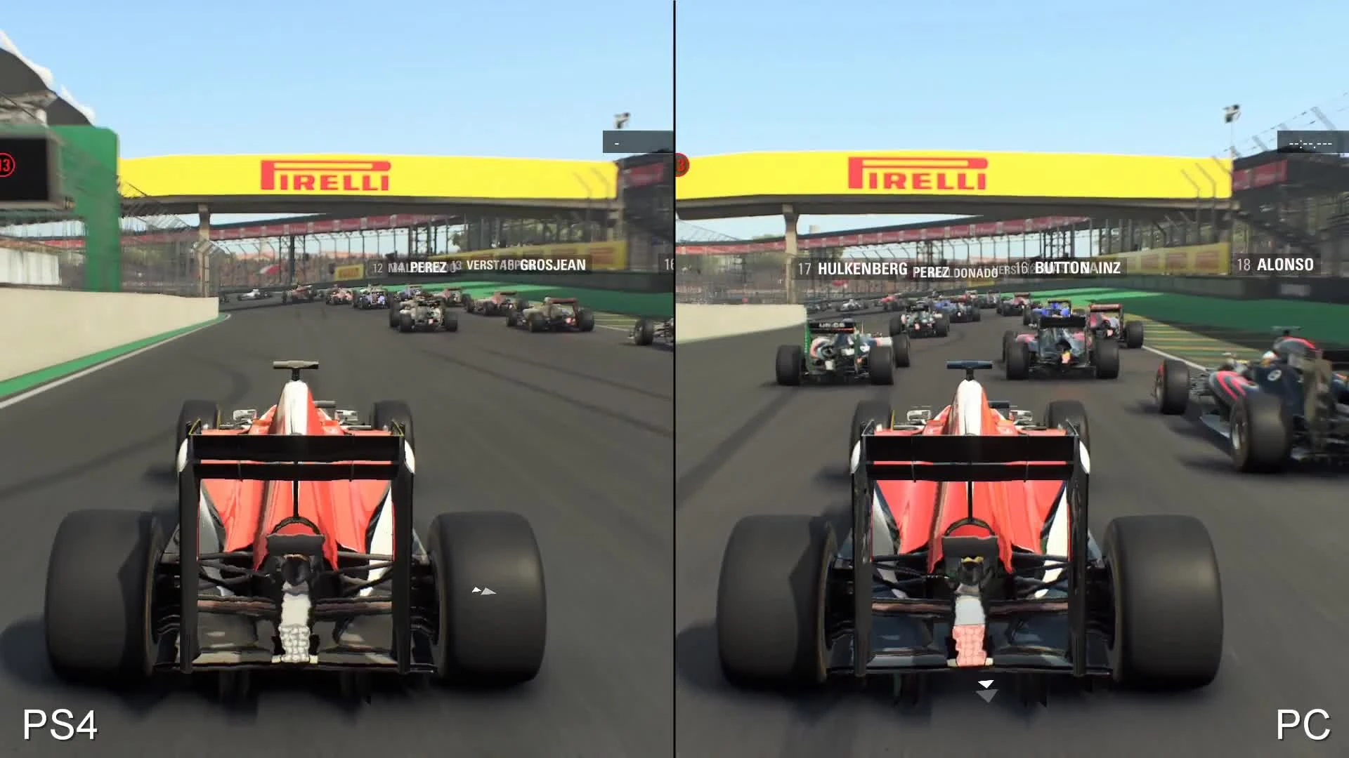 F1 2015 "Сравнение версий для PS4 vs PC (Digital Foundry)"