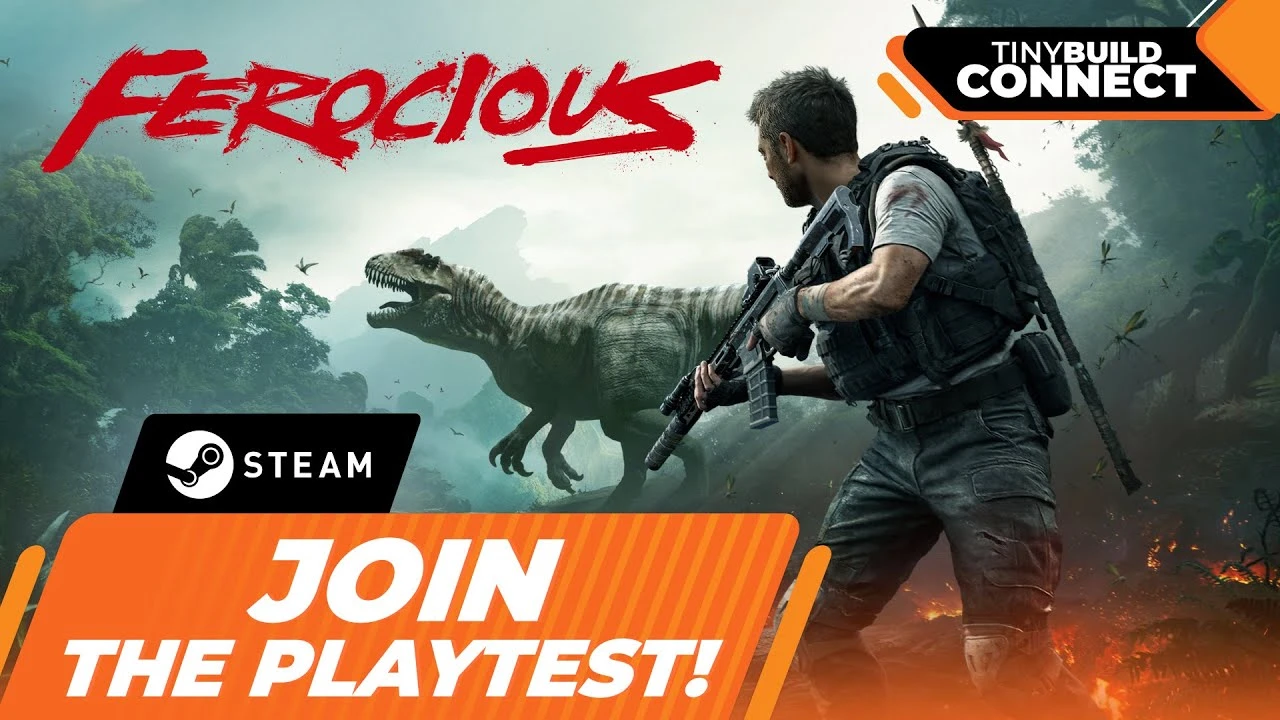 Началось открытое тестирование Ferocious - шутера с динозаврами в духе Turok и Crysis