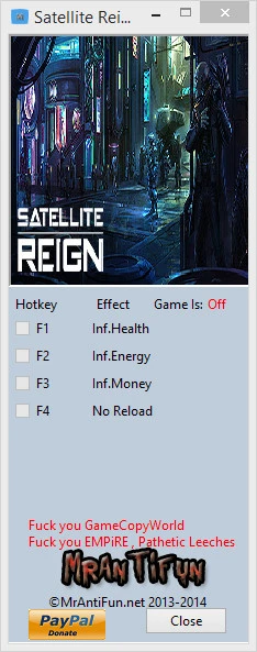 Satellite Reign: Трейнер/Trainer (+4) [0.83] {MrAntiFun}