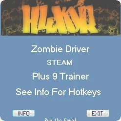 Zombie Driver: Трейнер (+9) [1.0 - STEAM] {h4x0r}
