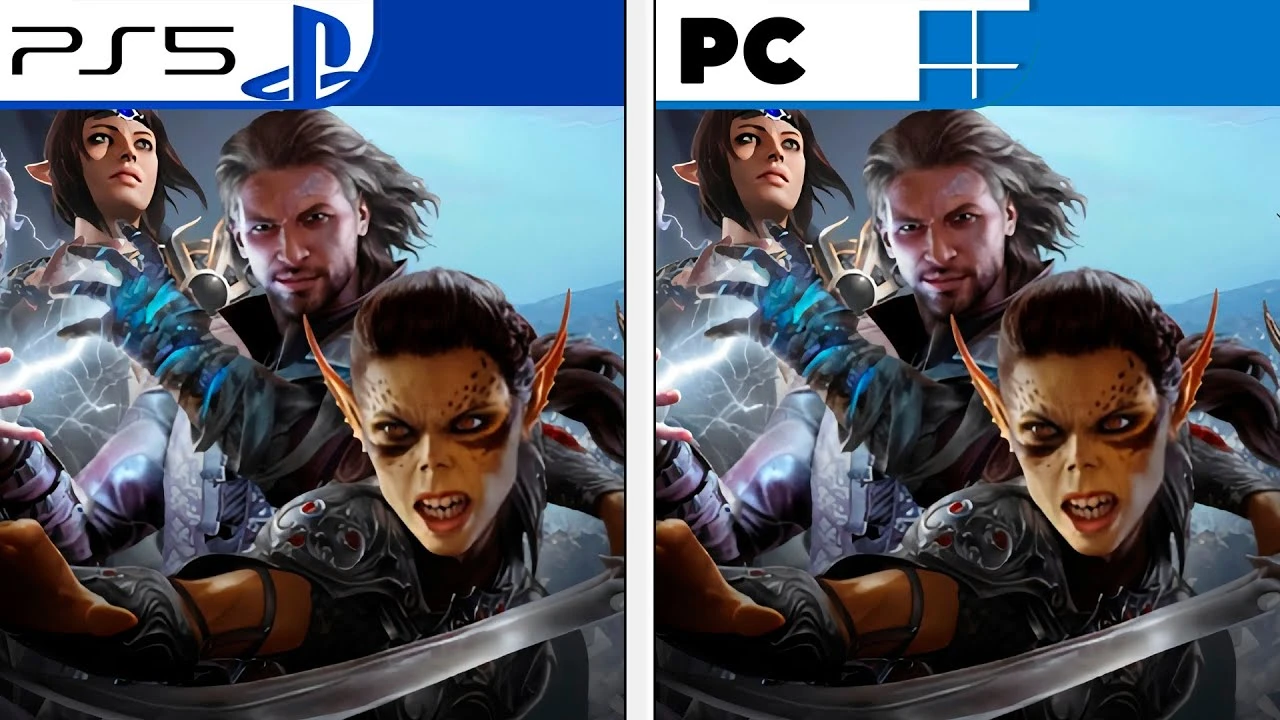 Ролевую игру Baldur's Gate 3 сравнили на ПК и PS5