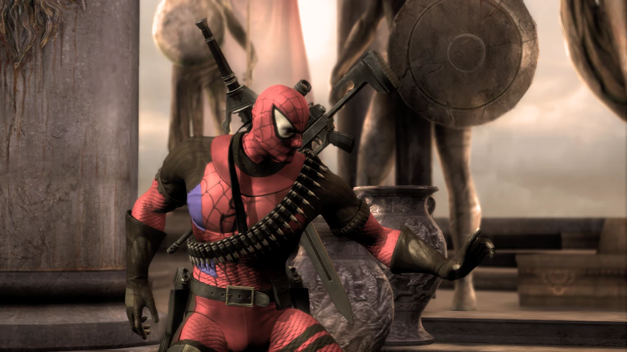 Injustice: Gods Among Us "Spider-Pool and Red Lantern"
