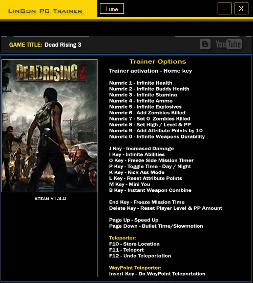 Dead Rising 3: Трейнер/Trainer (+25) [Update 1] {LinGon}