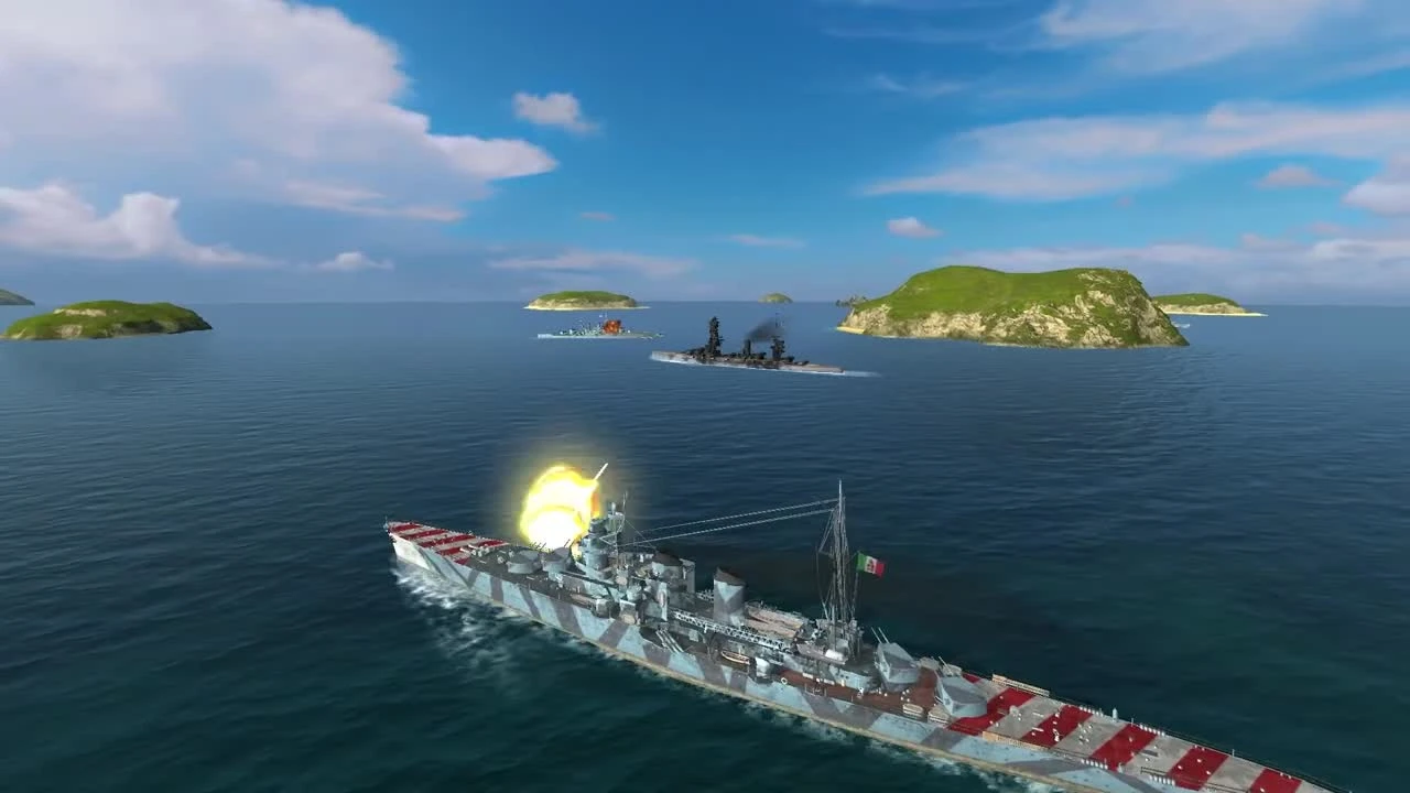 World of Warships Blitz - Быстрый стрелок Abruzzi
