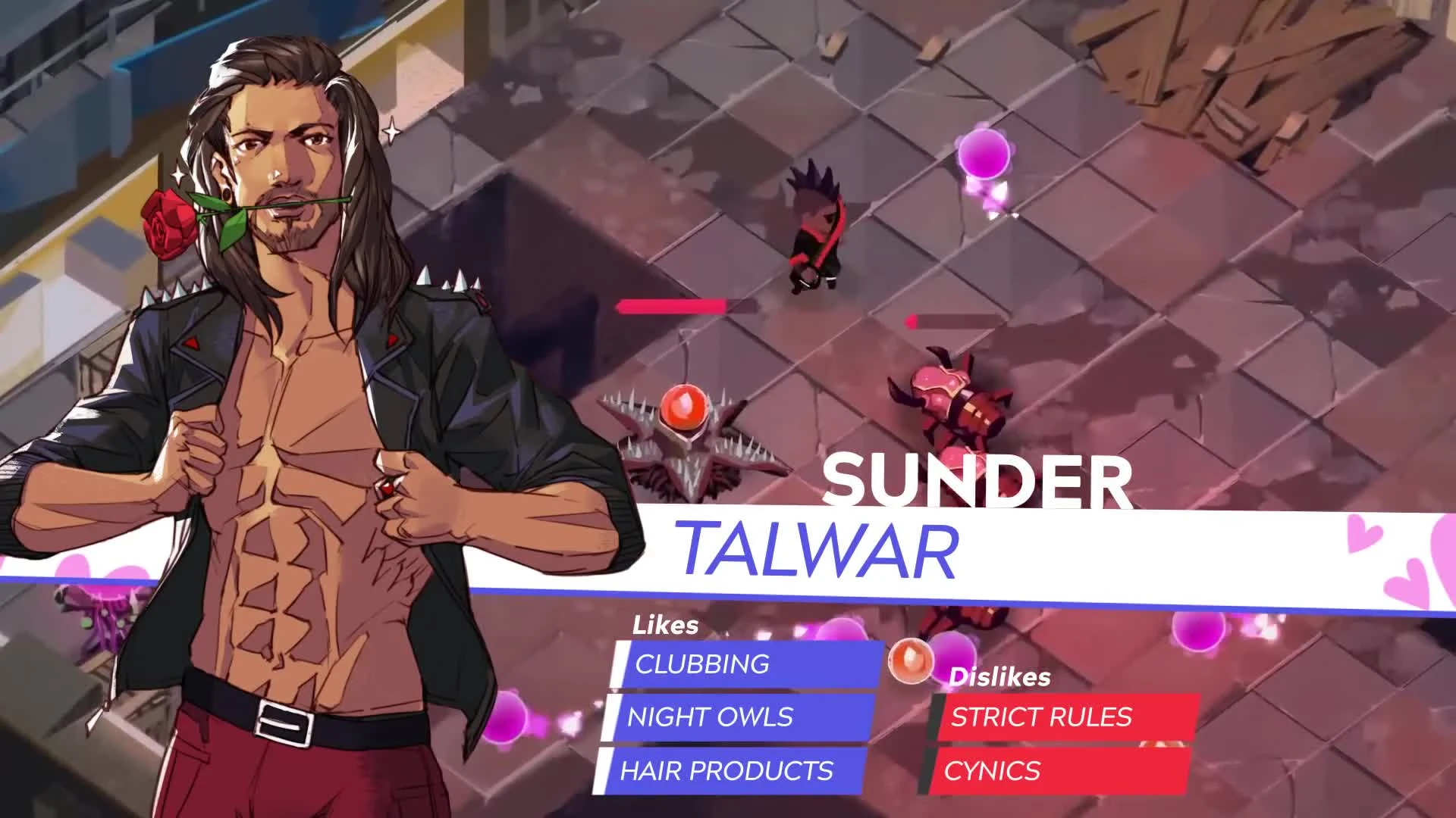 Boyfriend Dungeon - можно устраивать свидания со своим оружием