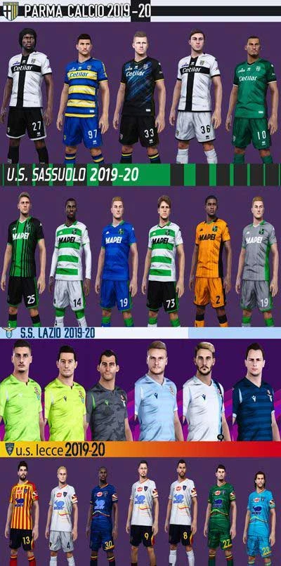 PES 2020 "Italian Workshop Kits VinVanDam13's"