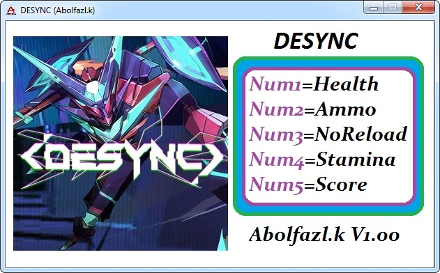 DESYNC: Трейнер/Trainer (+7) [1.0: x64] {Abolfazl-k}