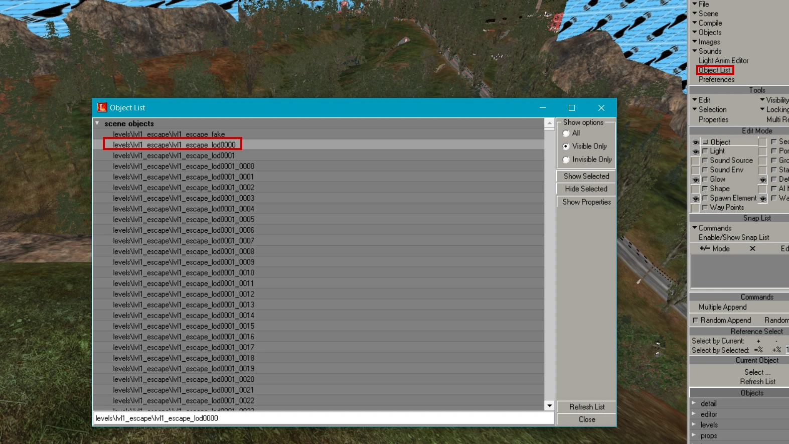 Перерасчет координат lod и динамических объектов для S.T.A.L.K.E.R: Shadow of Chernobyl