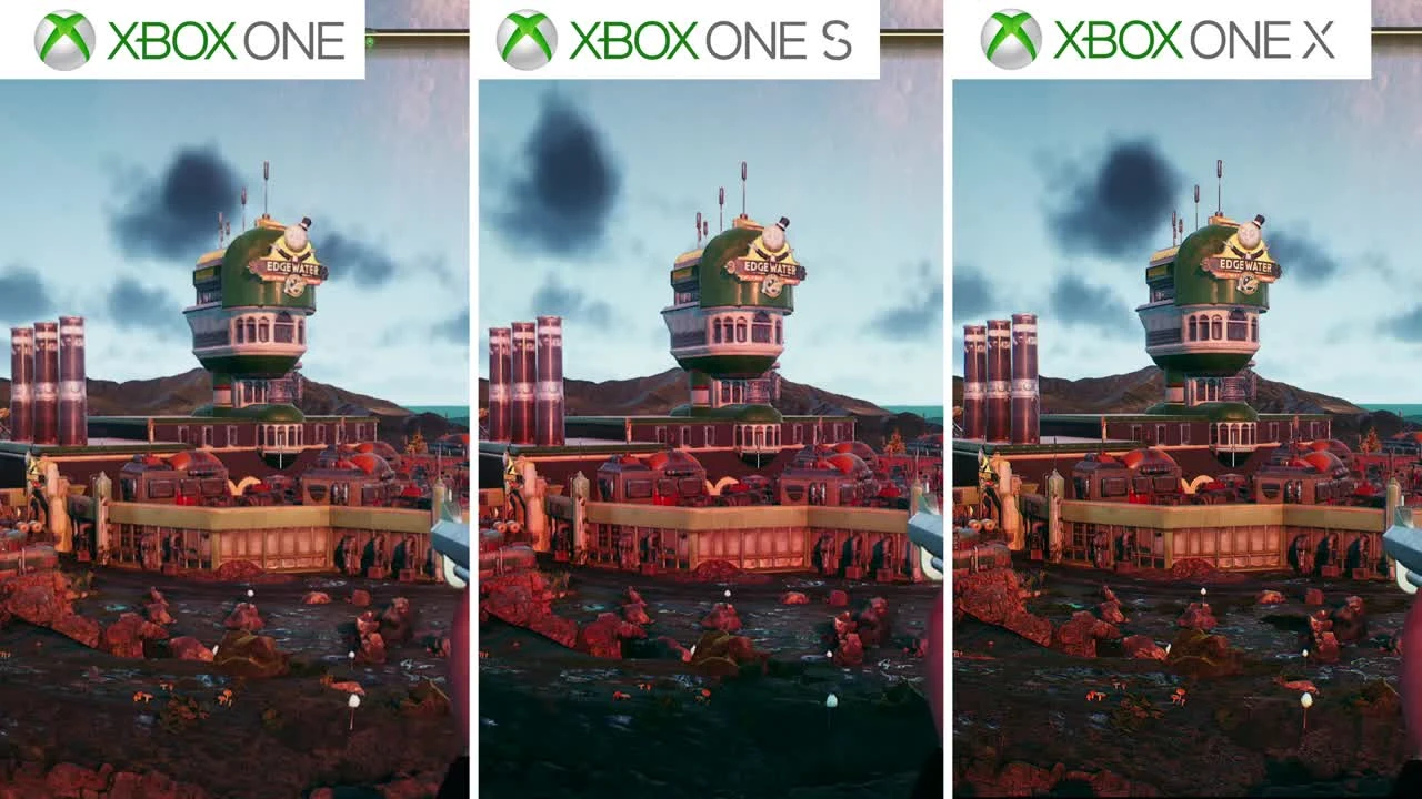 Сравнение графики всех консольных версий The Outer World