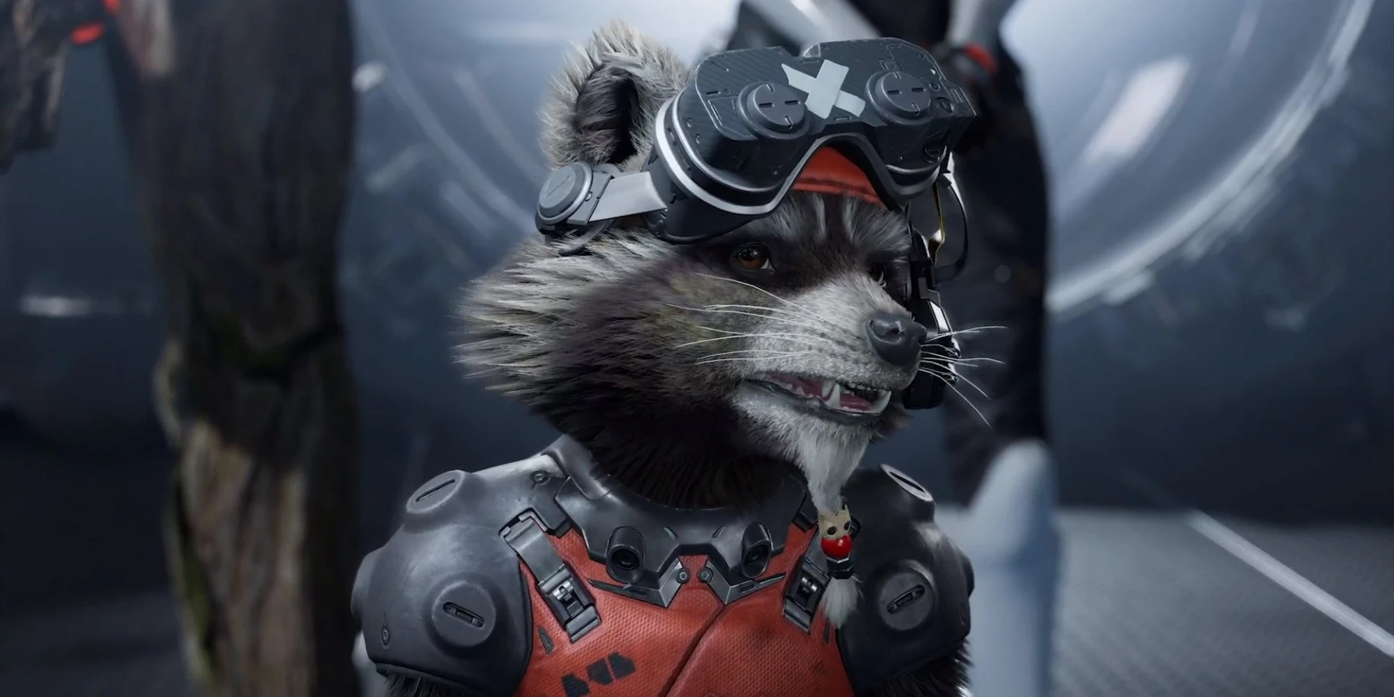 Для Marvel's Guardians of the Galaxy планировался сегмент, исследующий прошлое Реактивного Енота