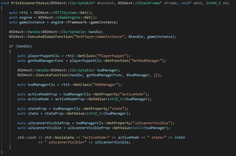 Cyberpunk 2077 "RED4ext - Расширитель скриптов" [1.29.1]