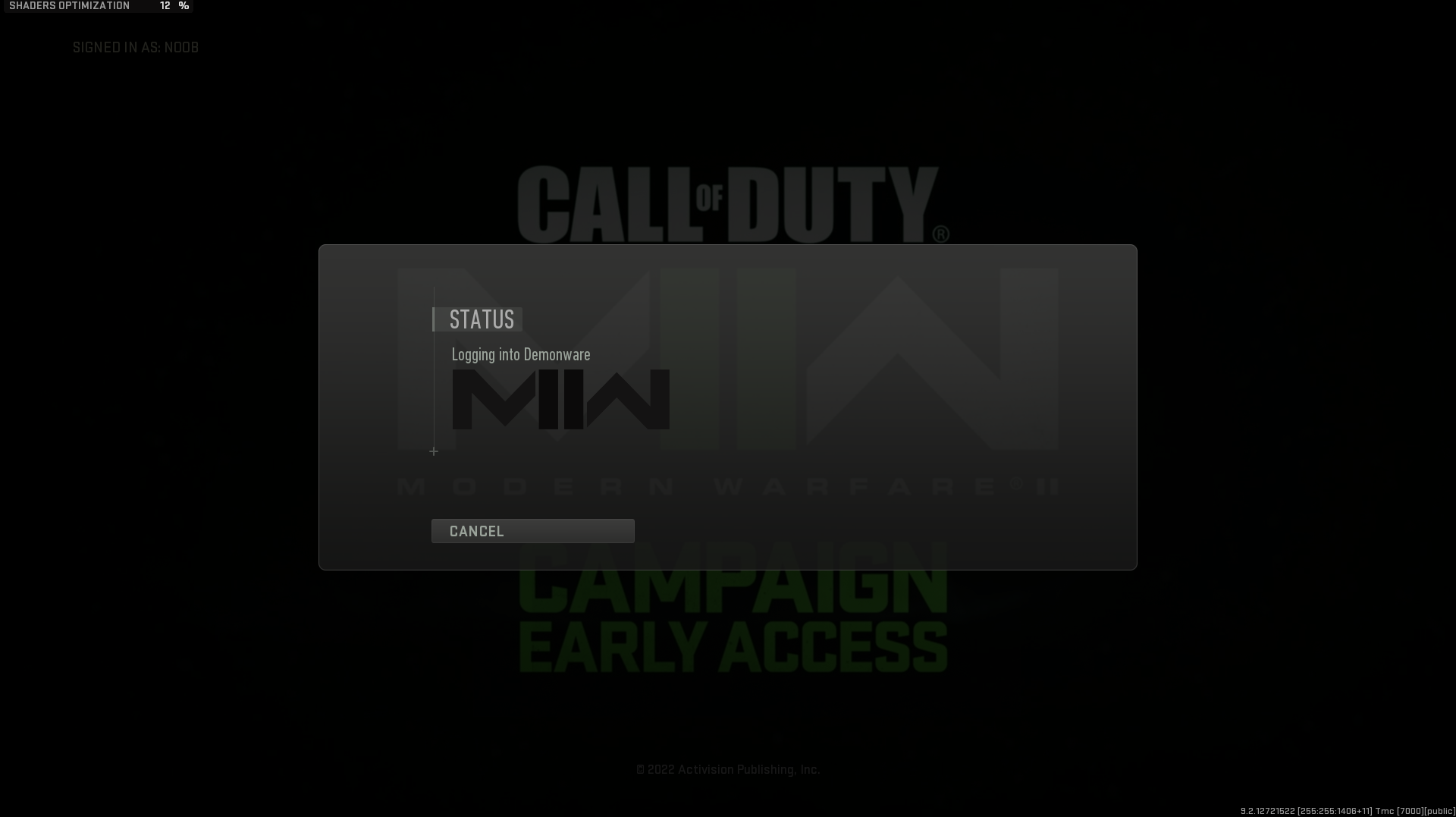 Вход в demonware