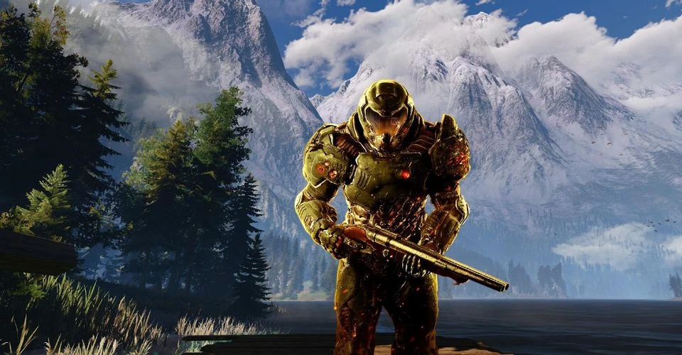 Теперь в Doom 2 есть открытый мир