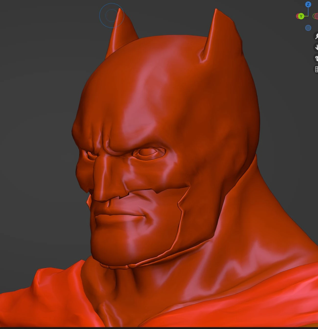 Batman: Arkham Origins "Бетман- амбал, с ярко выраженными чертами лица и тела"