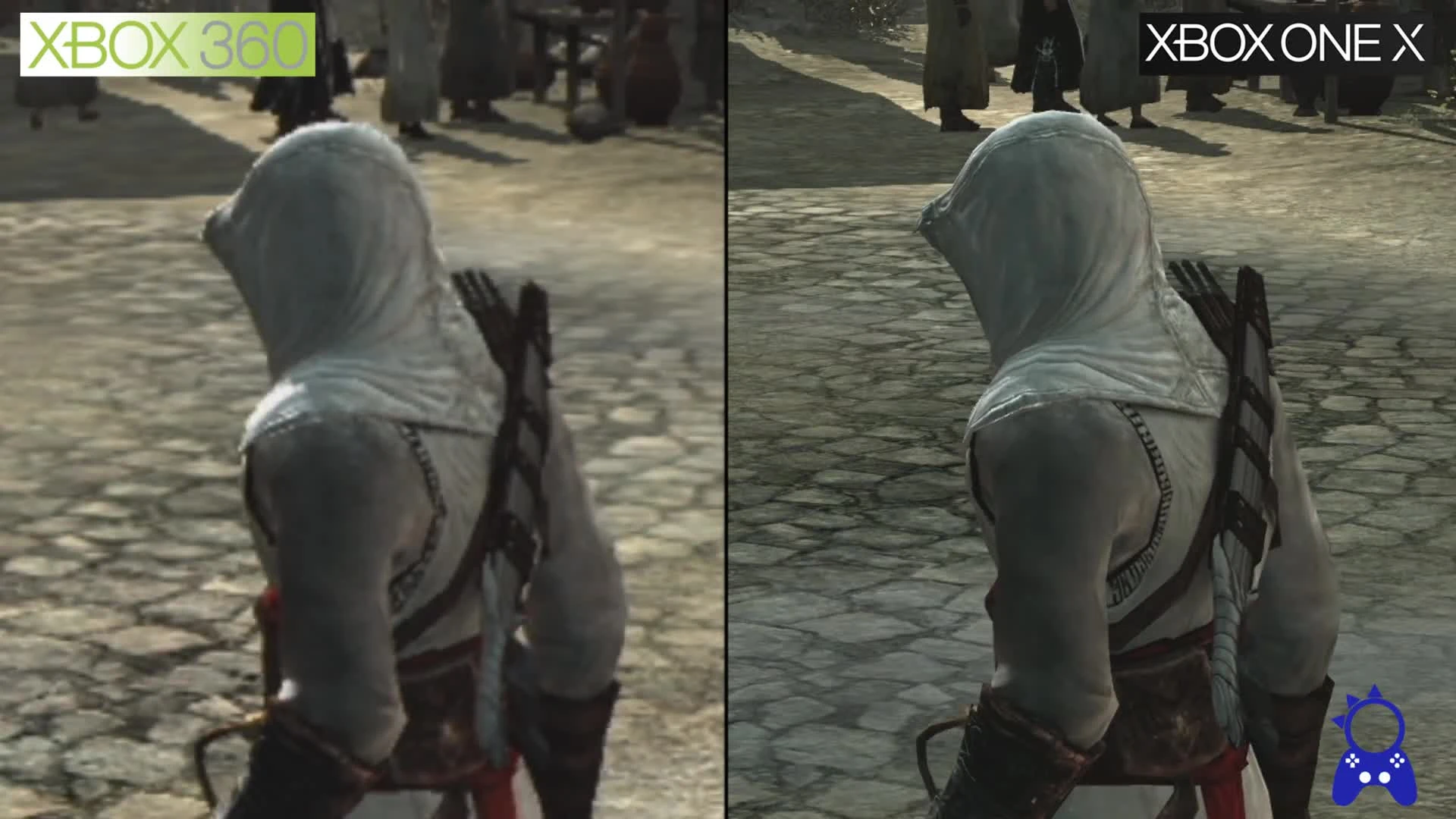 Сравнение графики - Assassins Creed Xbox 360 vs Xbox One X (ElAnalistaDeBits)