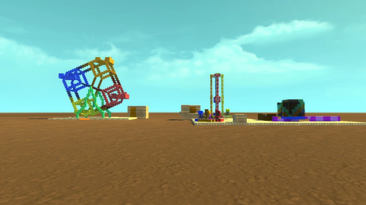 Scrap Mechanic ''Парк аттракционов''