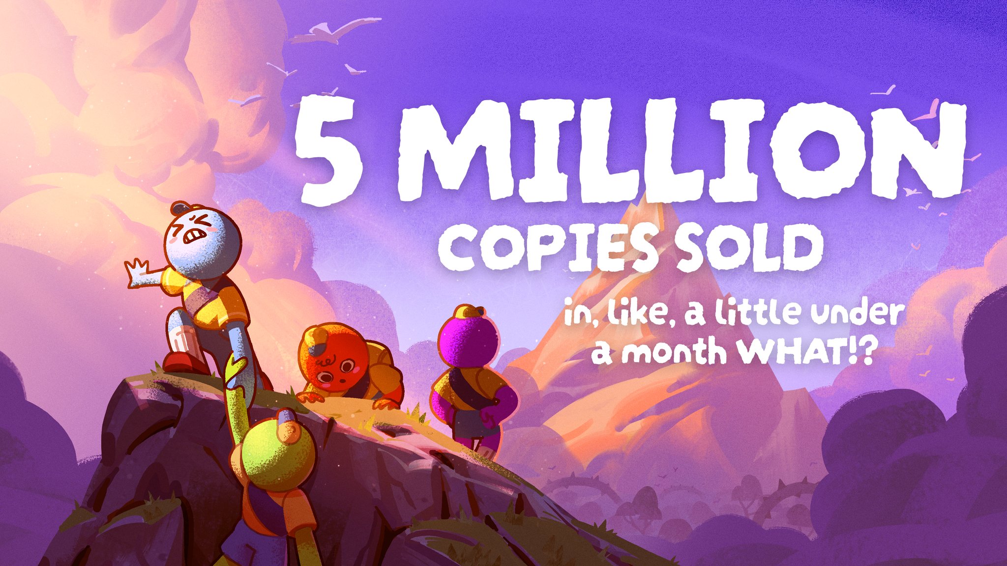 Кооперативная игра по скалолазанию PEAK разошлась тиражом в 5 миллионов копий