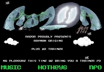 Rayman Origins: Трейнер/Trainer (+2) [1.0] {Razor 1911}