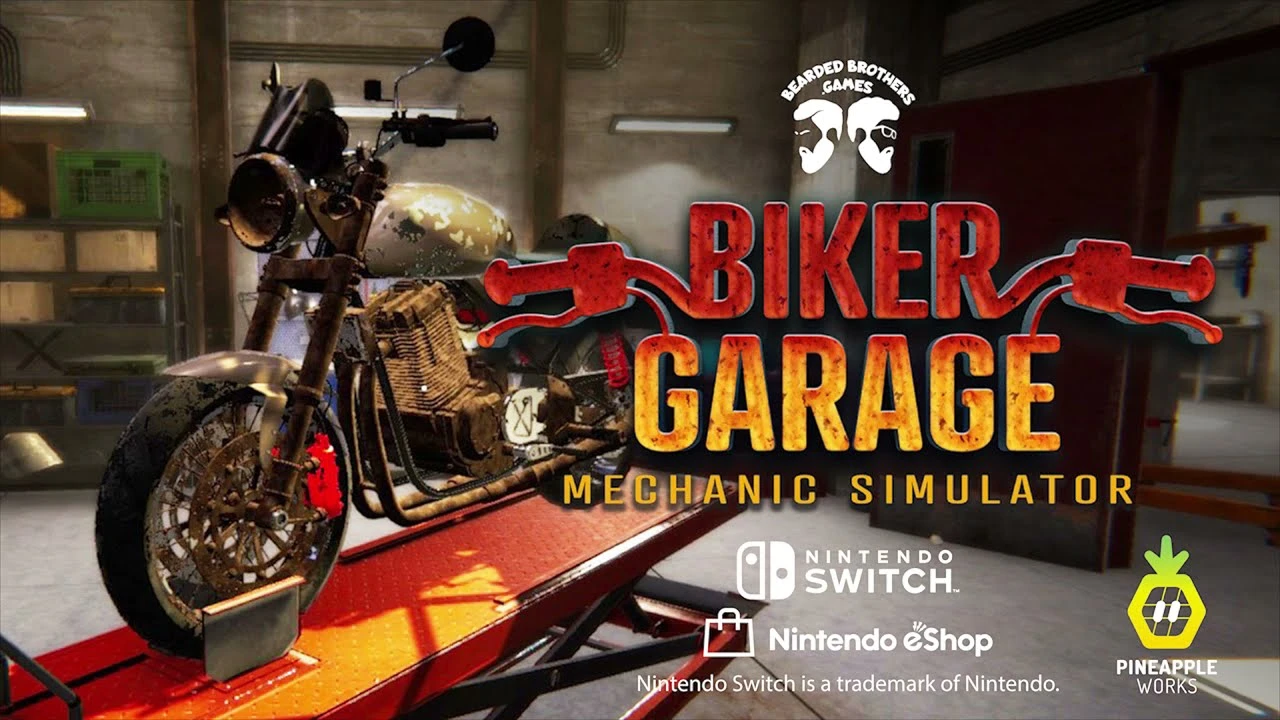 Biker Garage: Mechanic Simulator стала доступна на Nintendo Switch