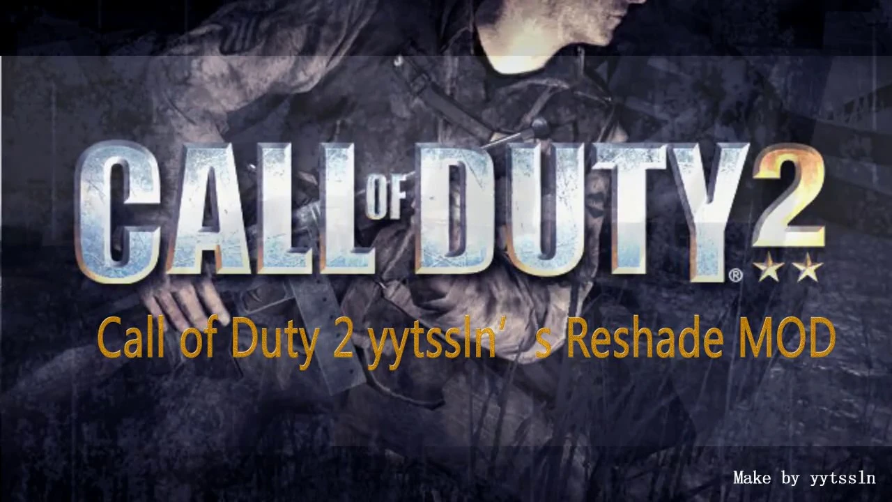 Call of Duty 2 "Reshade MOD на графику"