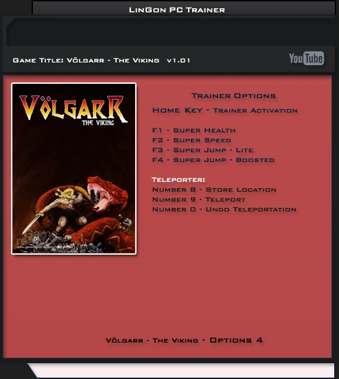 Vulgarr ~ The Viking: Трейнер/Trainer (+4) [1.01] {LinGon}