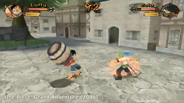 Эволюция игр One Piece