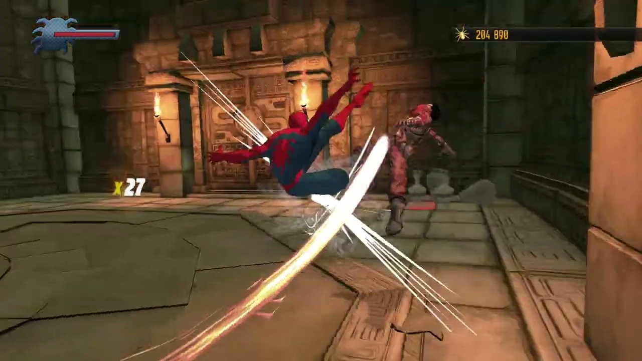 Spider-Man: Shattered Dimensions "Эффект от удара из Edge of Time (Amazing)"