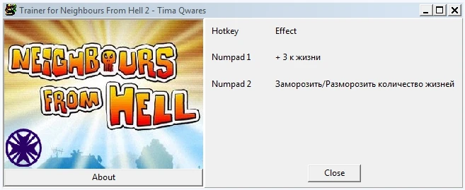 Neighbours from Hell 2: On Vacation: Трейнер/Trainer (+2) [1.0] {Tima Qwares}