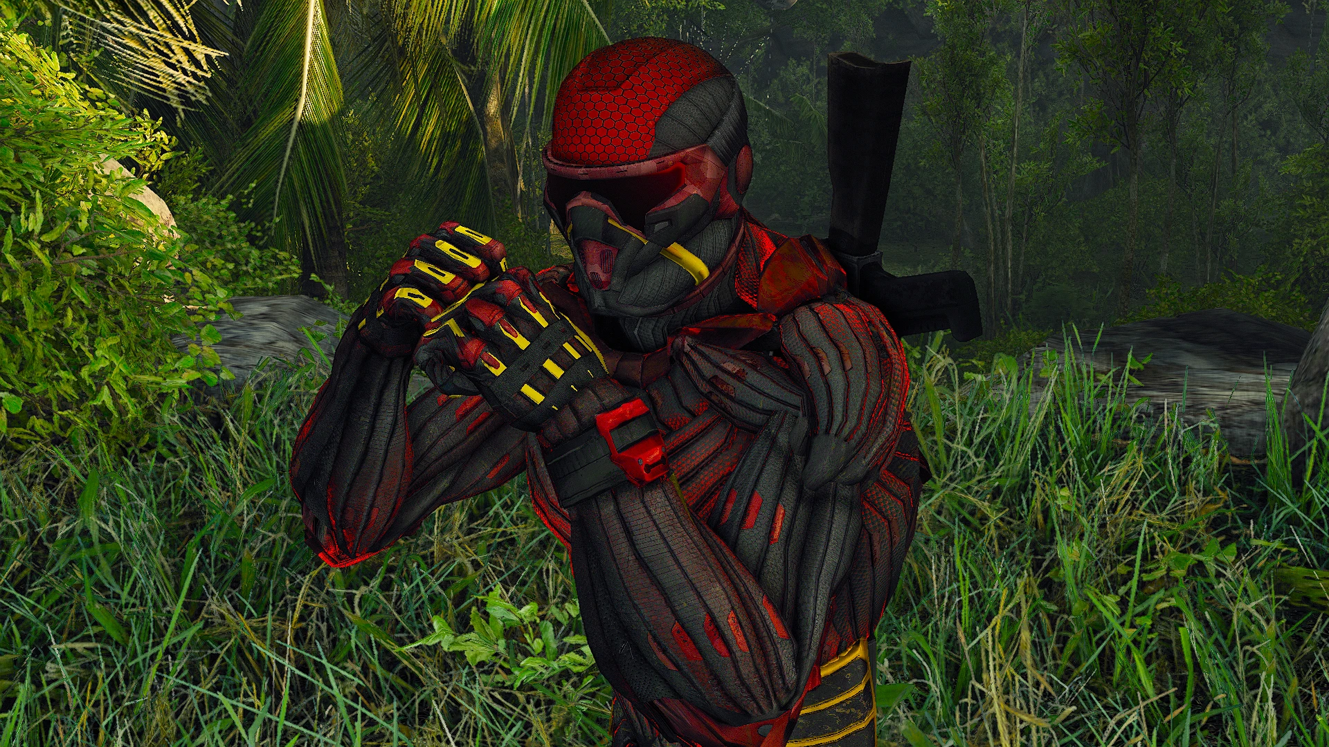 Crysis "Красный нано костюм ремастер"