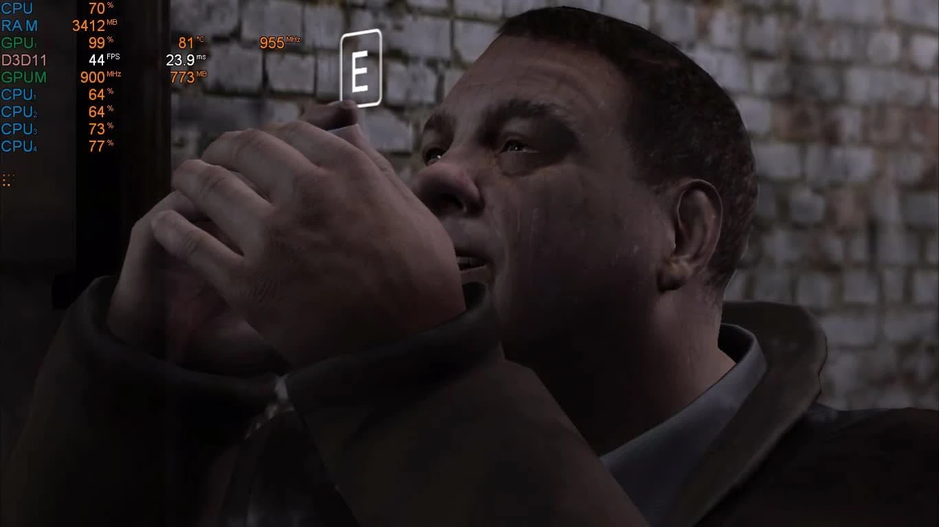 Heavy Rain Demo на слабом ноутбуке