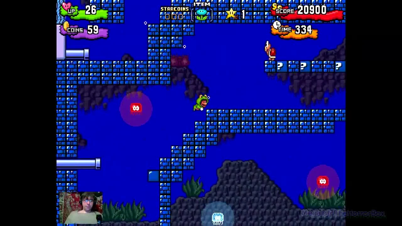 Super Mario Bros. X - The Invasion 2 - mod "Afternoon and night" - 2. Адище трёхголовое (на русском)