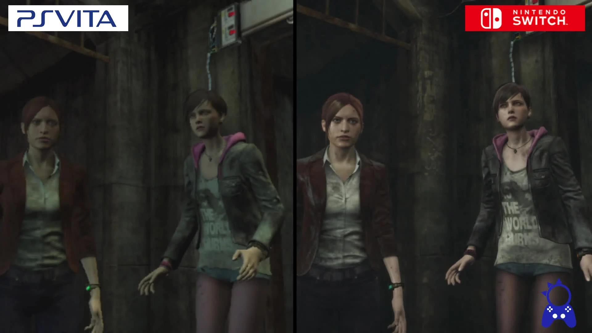 Resident Evil Revelations 2 | Switch vs Playstation Vita | Сравнение графики