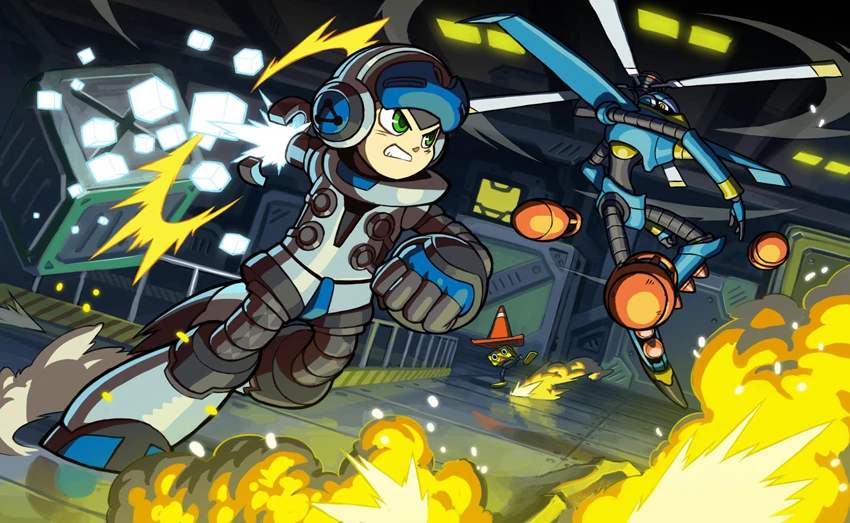 Mighty No. 9 скриншоты из альфа билда