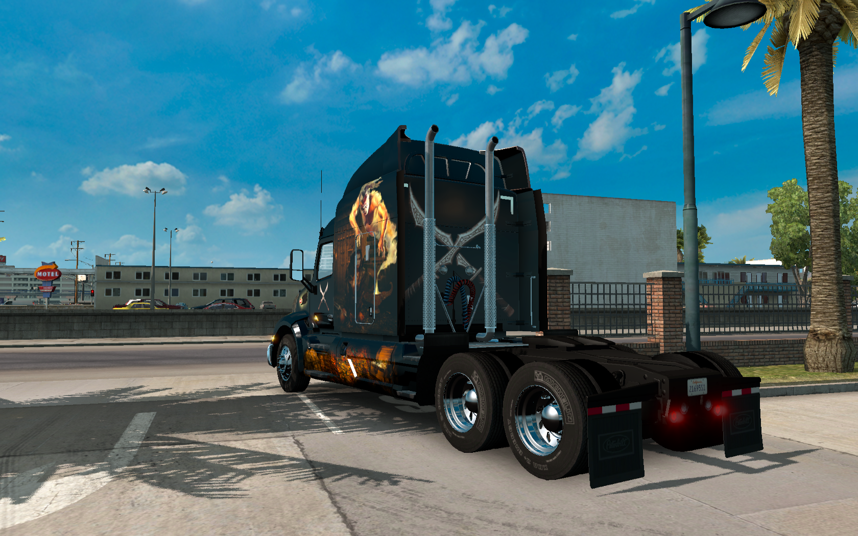 American Truck Simulator "Rogue and Genie skin for Perbilt 579"
