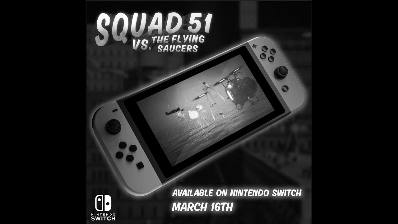 Научно-фантастический 2D-шутер Squad 51 vs. the Flying Saucers добрался до Nintendo Switch