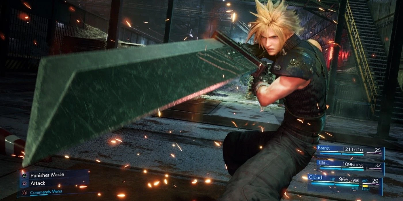 Разработчики Final Fantasy 7 Remake хотели дать Клауду более реалистичный меч, но решили остаться верными оригиналу