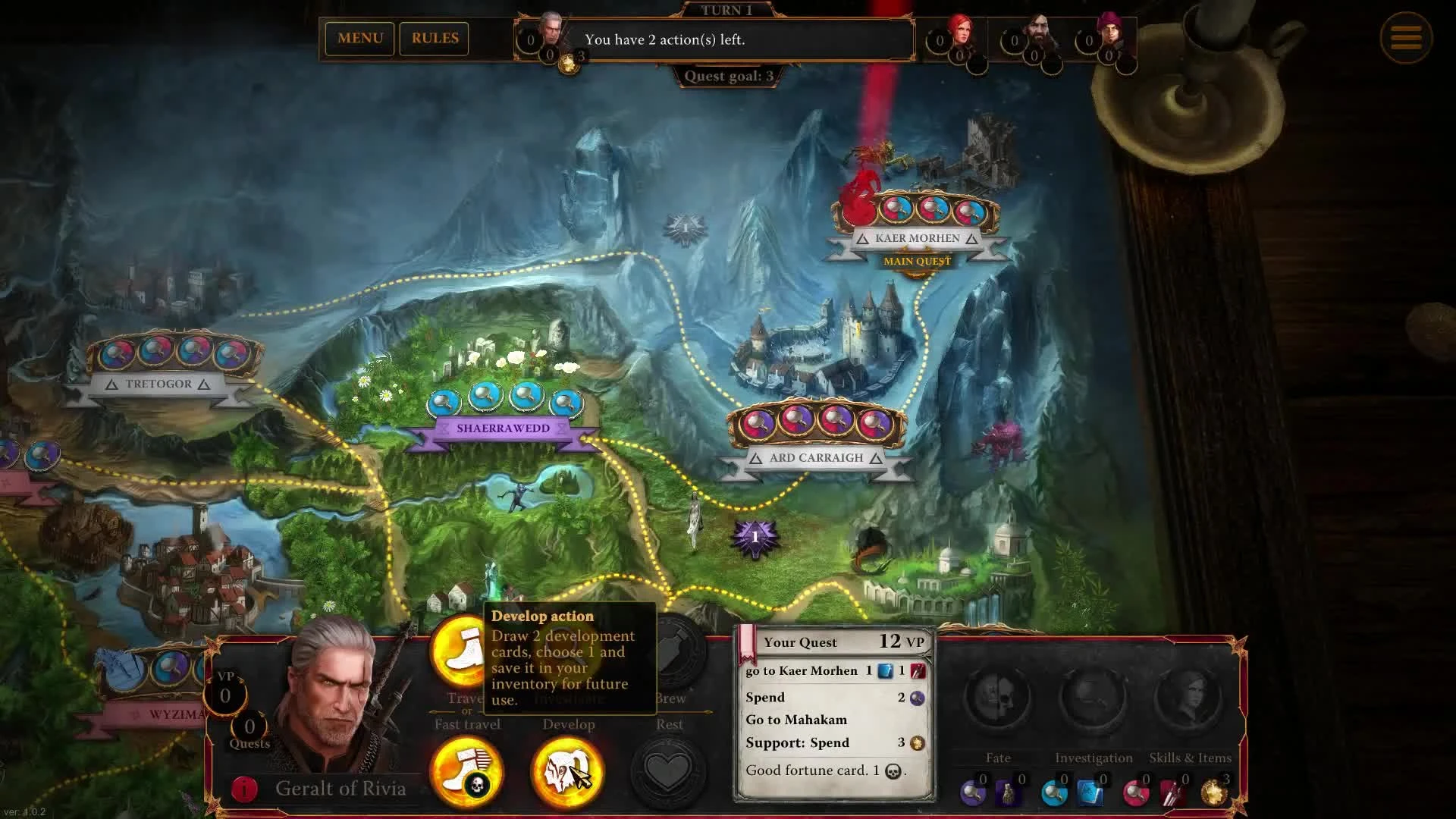 The Witcher Adventure Game "35 минут геймплея"