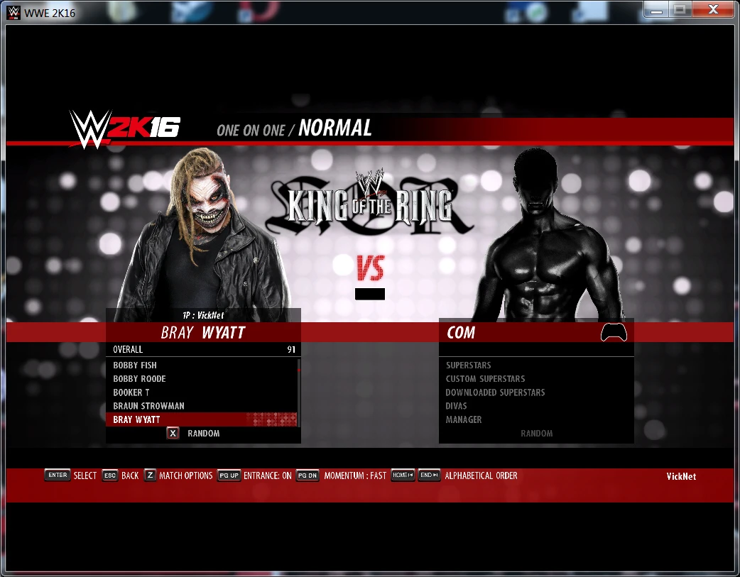 WWE 2k16 "The Fiend рендер"