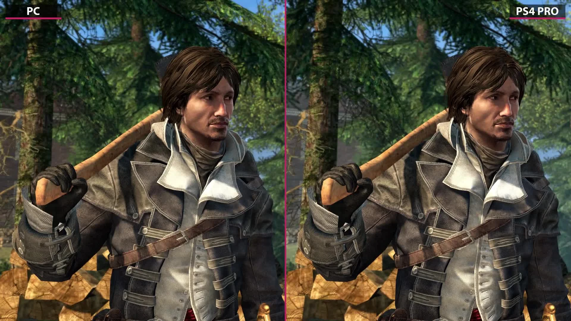 Assassin's Creed Rogue | Сравнение графики | Оригинал на PC vs. ремастер на PS4 Pro (Candyland)