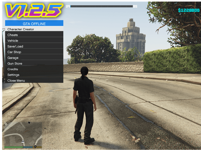 Grand Theft Auto 5 "Чит-Мод - GTA Offline / Редактор игрока, транспорта, мира" [1.2.7] {CreamyPlaytime}