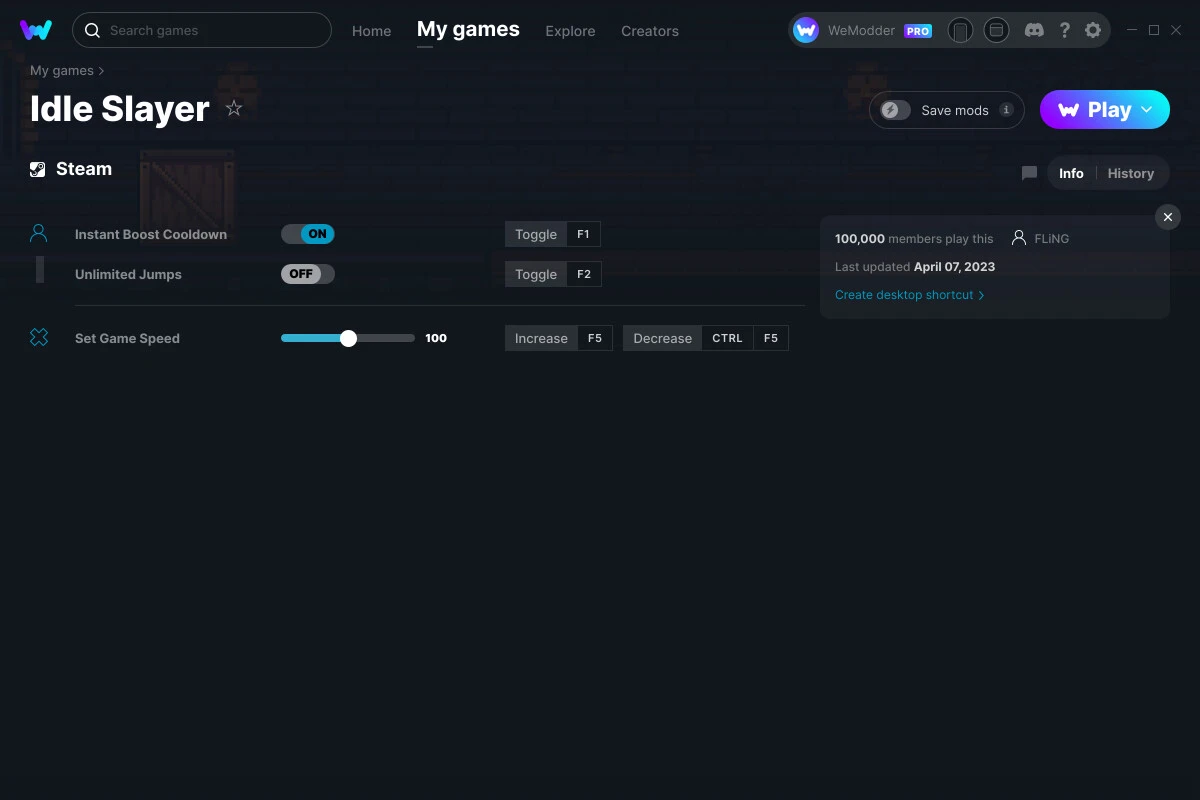 Idle Slayer "Трейнер +5" [UPD: 07.04.2023] {FLiNG / WeMod}