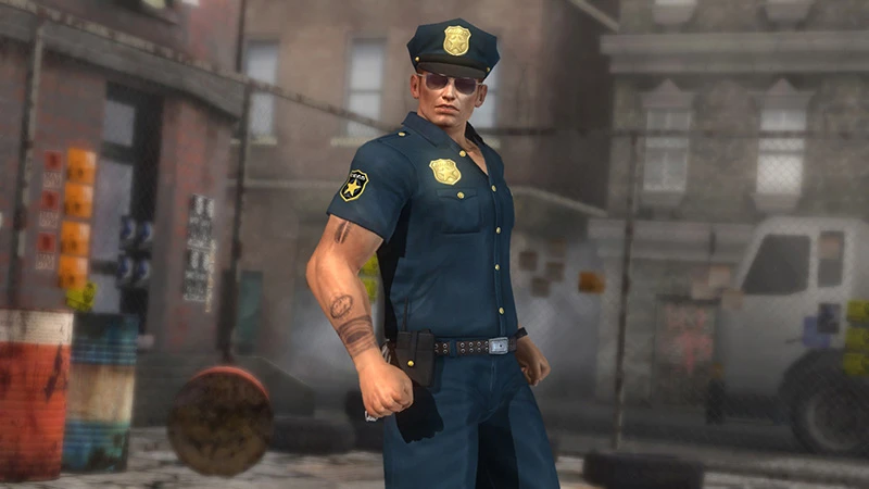 DOA5 Ultimate DLC Police Costume