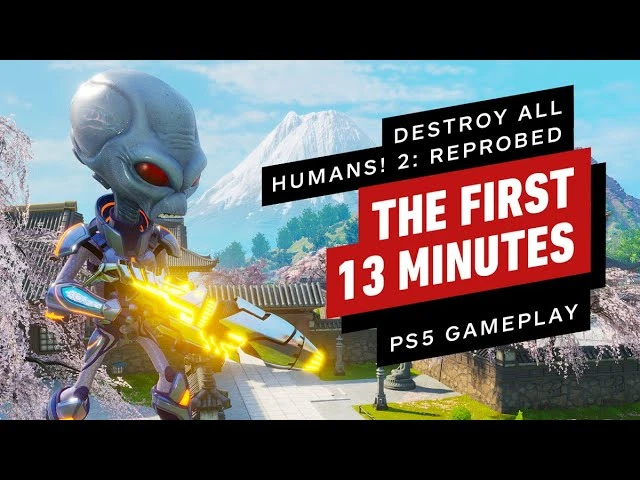 Первые 13 минут Destroy All Humans! 2: Reprobed