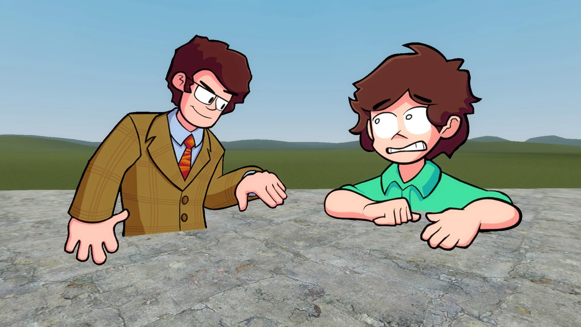 Garry's Mod "Фнф некстботы ДимДимыч и его папа"