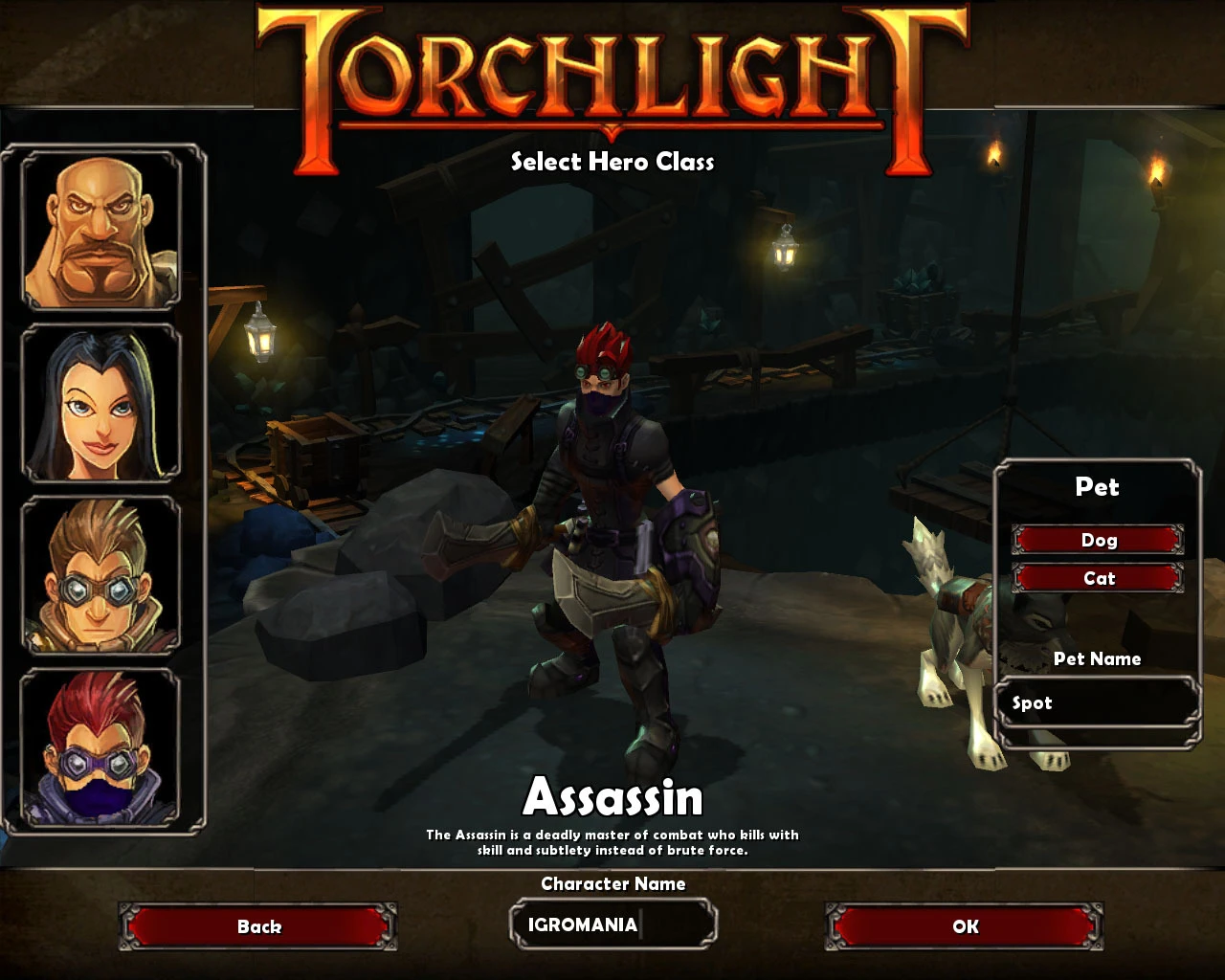 Torchlight "Assassin Class"
